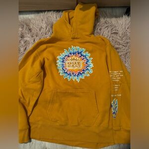 Yellow Urban Outfitters Outkast hoodie!